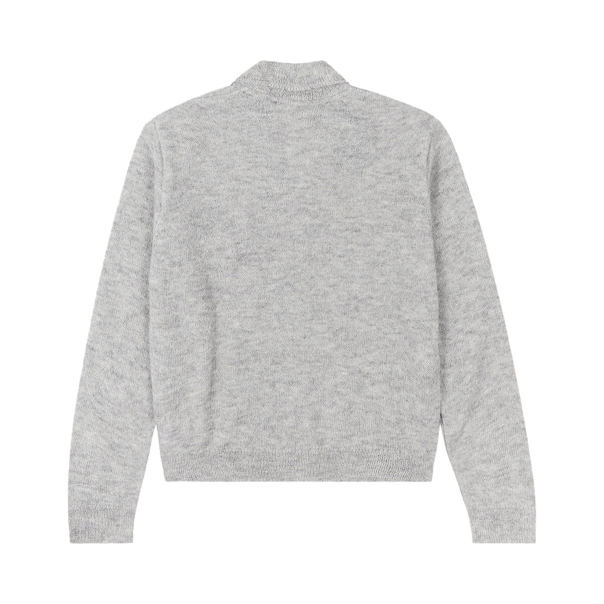 Buy Our Legacy Evening Polo Button Down Sweater 'Grey