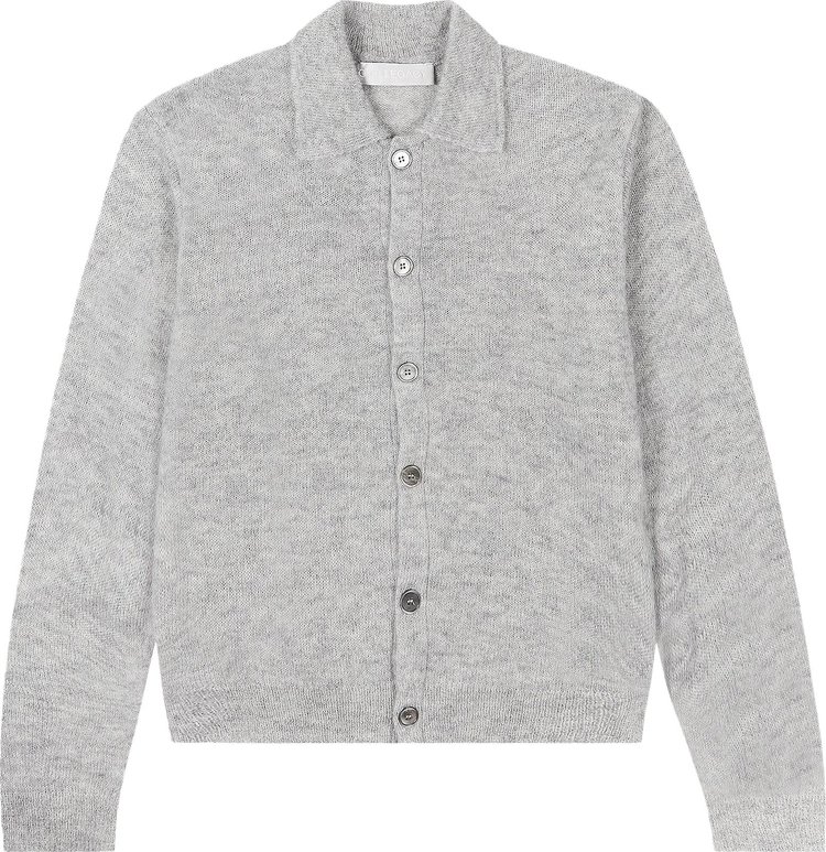 Our Legacy Evening Polo Button Down Sweater 'Grey'