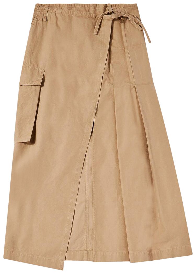 Dries Van Noten Canvas Skirt 'Beige'