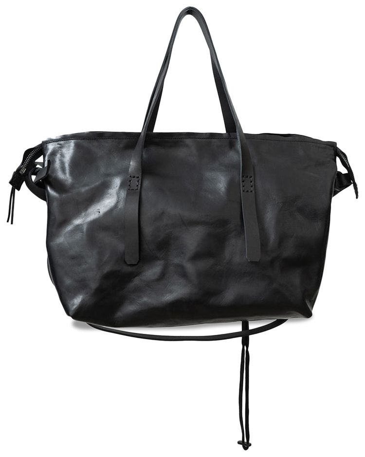 Boris Bidjan Saberi 48H Horse Skin Weekender Shoulder Bag Black