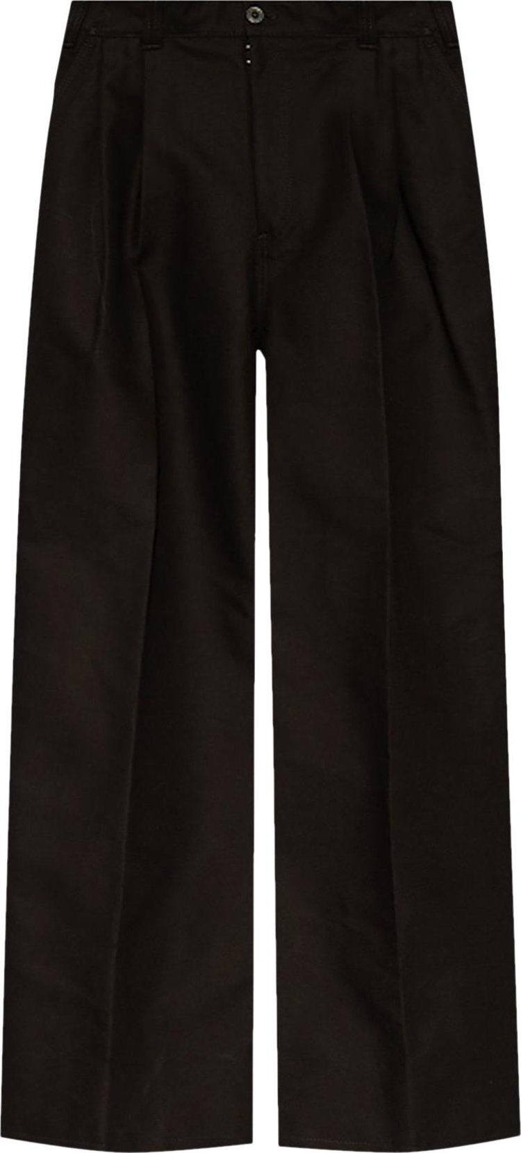 Maison Margiela Relaxed Tailored Trousers Black