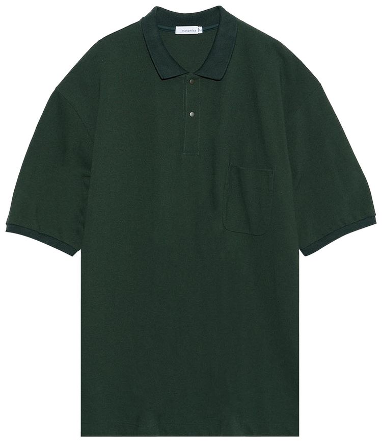 nanamica Short Sleeve Polo Shirt Green
