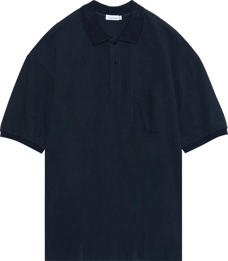 nanamica Short-Sleeve Polo Shirt 'Navy'