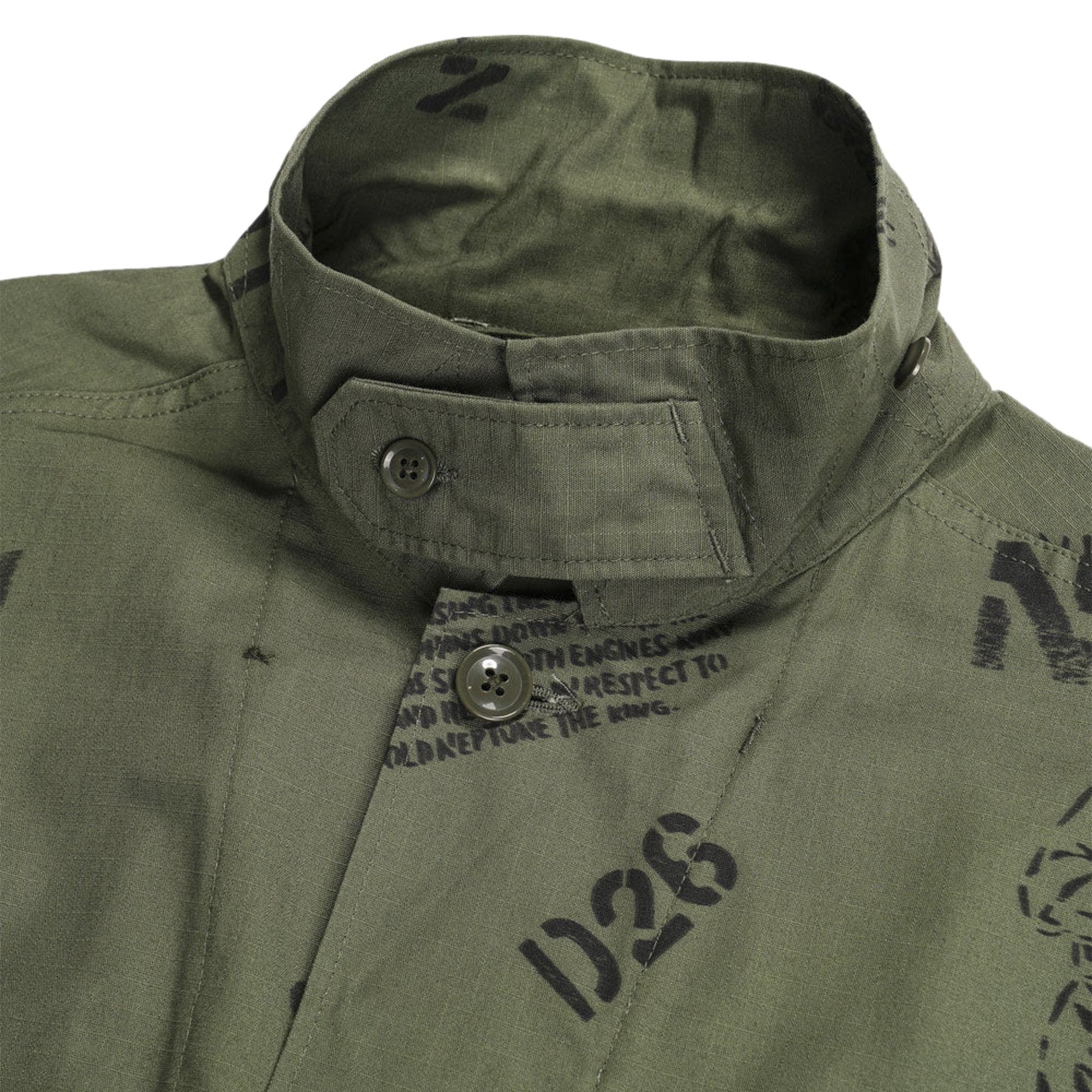 Buy Engineered Garments BDU Jacket 'Khaki/Graffiti Print