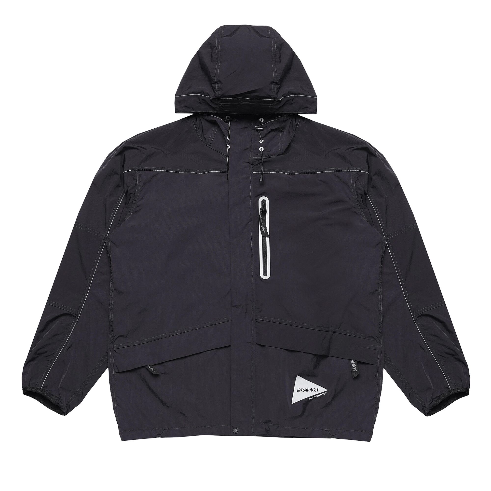 新発売の x Gramicci Buy And 'Black Hoodie Wind Patchwork Wander ジャケット・アウター