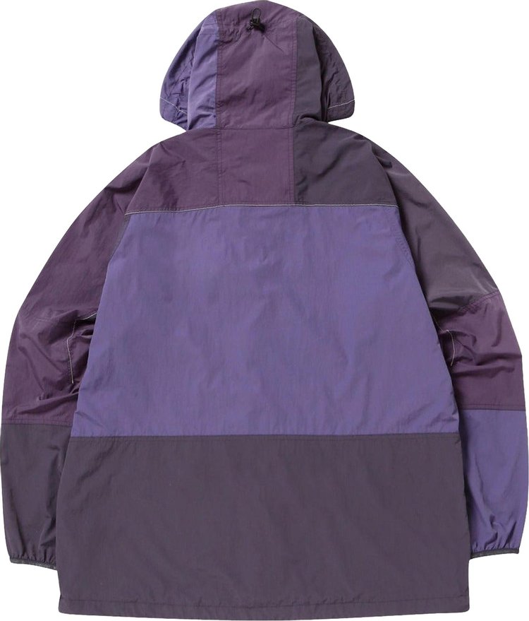 Gramicci x And Wander Patchwork Wind Hoodie MulticolorPurple