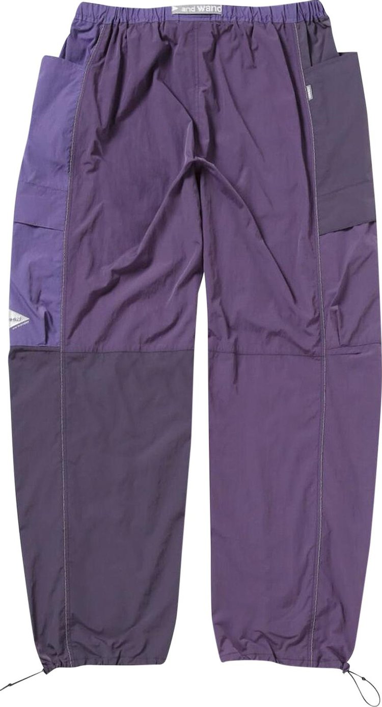 Gramicci x And Wander Patchwork Wind Pant MulticolorPurple