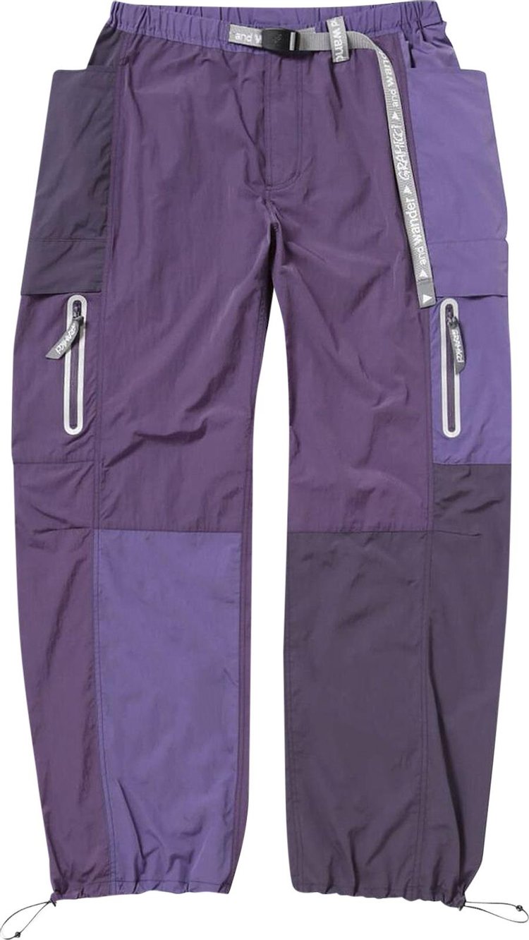 Gramicci x And Wander Patchwork Wind Pant 'Multicolor/Purple'