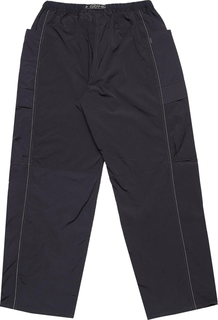 Gramicci x And Wander Patchwork Wind Pant Black