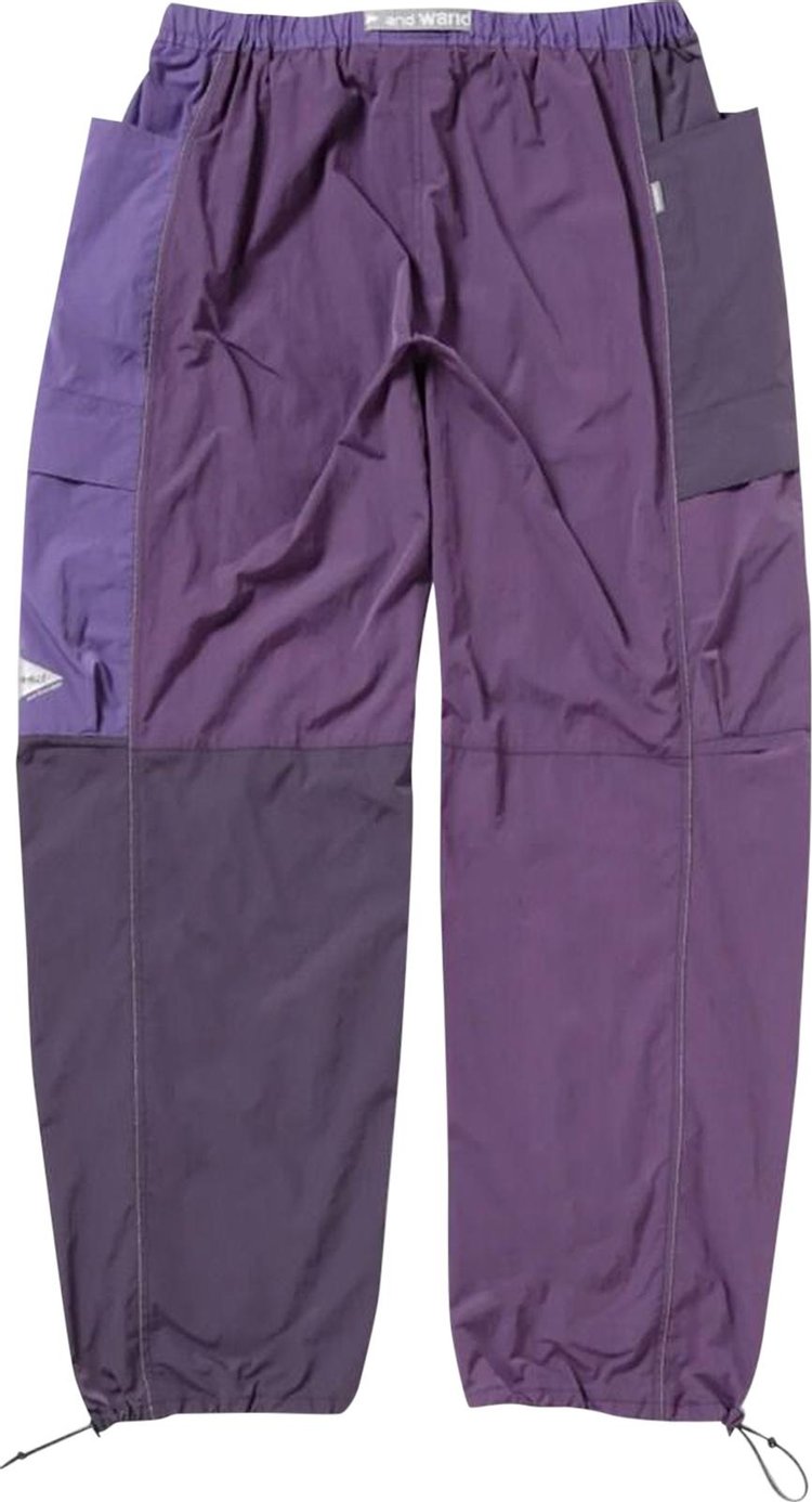 Gramicci x And Wander Patchwork Wind Pant MulticolorPurple