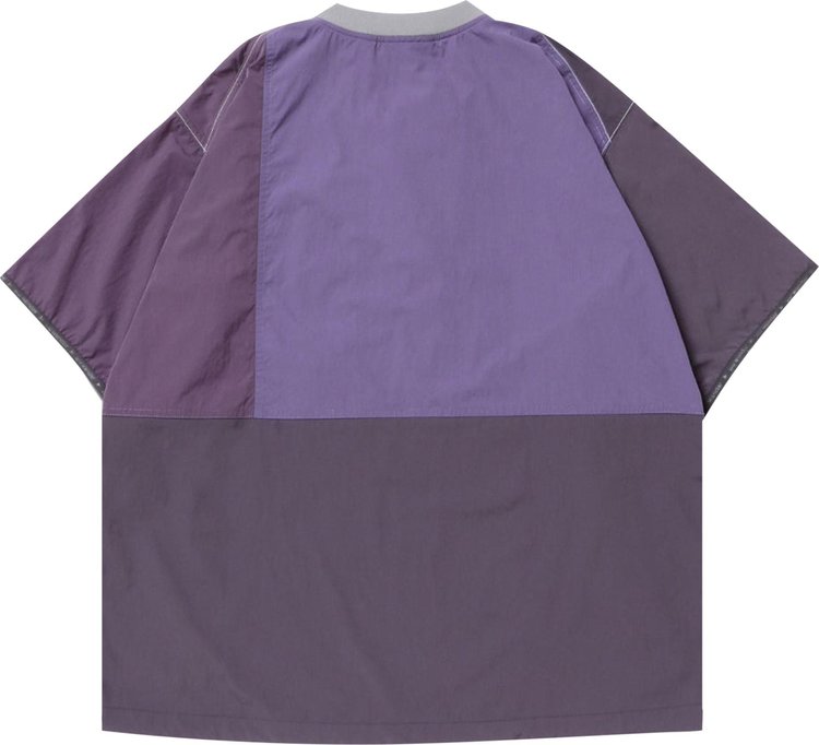 Gramicci x And Wander Patchwork Wind Tee MulticolorPurple