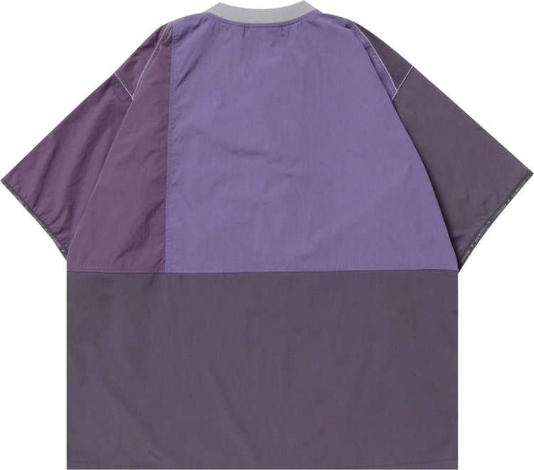 Gramicci x And Wander Patchwork Wind Tee MulticolorPurple