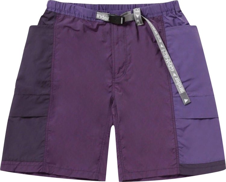 Gramicci x And Wander Patchwork Wind Short MulticolorPurple