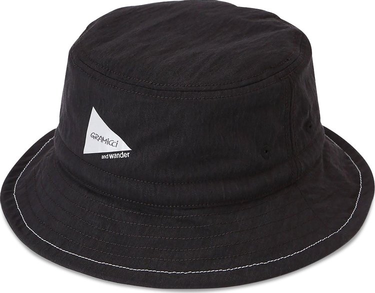 Gramicci x And Wander Nyco Hat Black