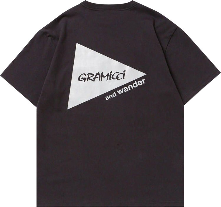 Gramicci x And Wander Back Print Tee Black