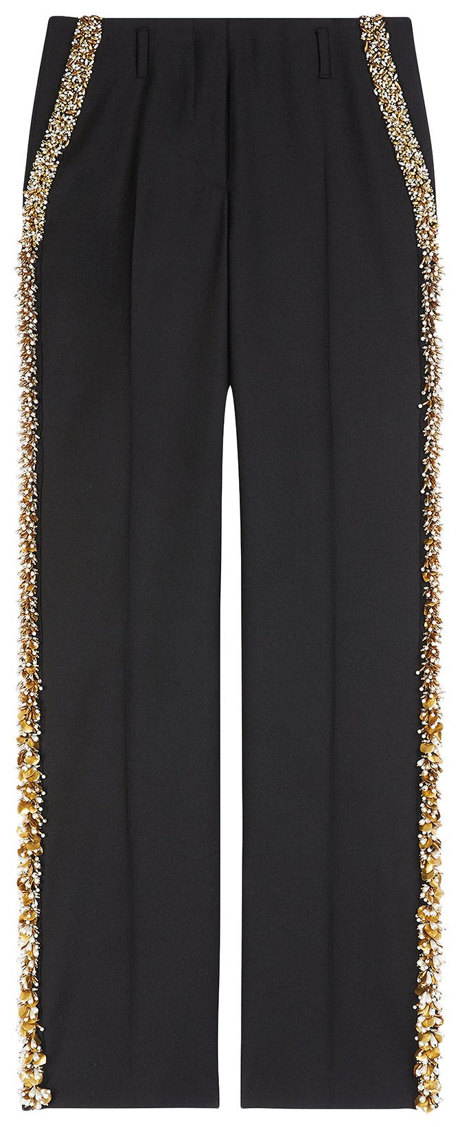 Dries Van Noten Embellished Trousers Black