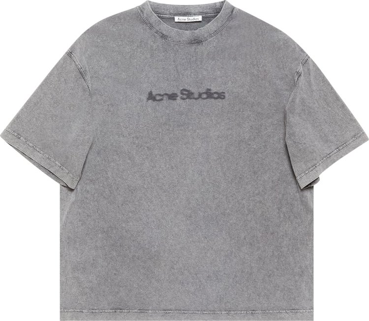 Acne Studios Faded Logo T-Shirt 'Faded Grey'