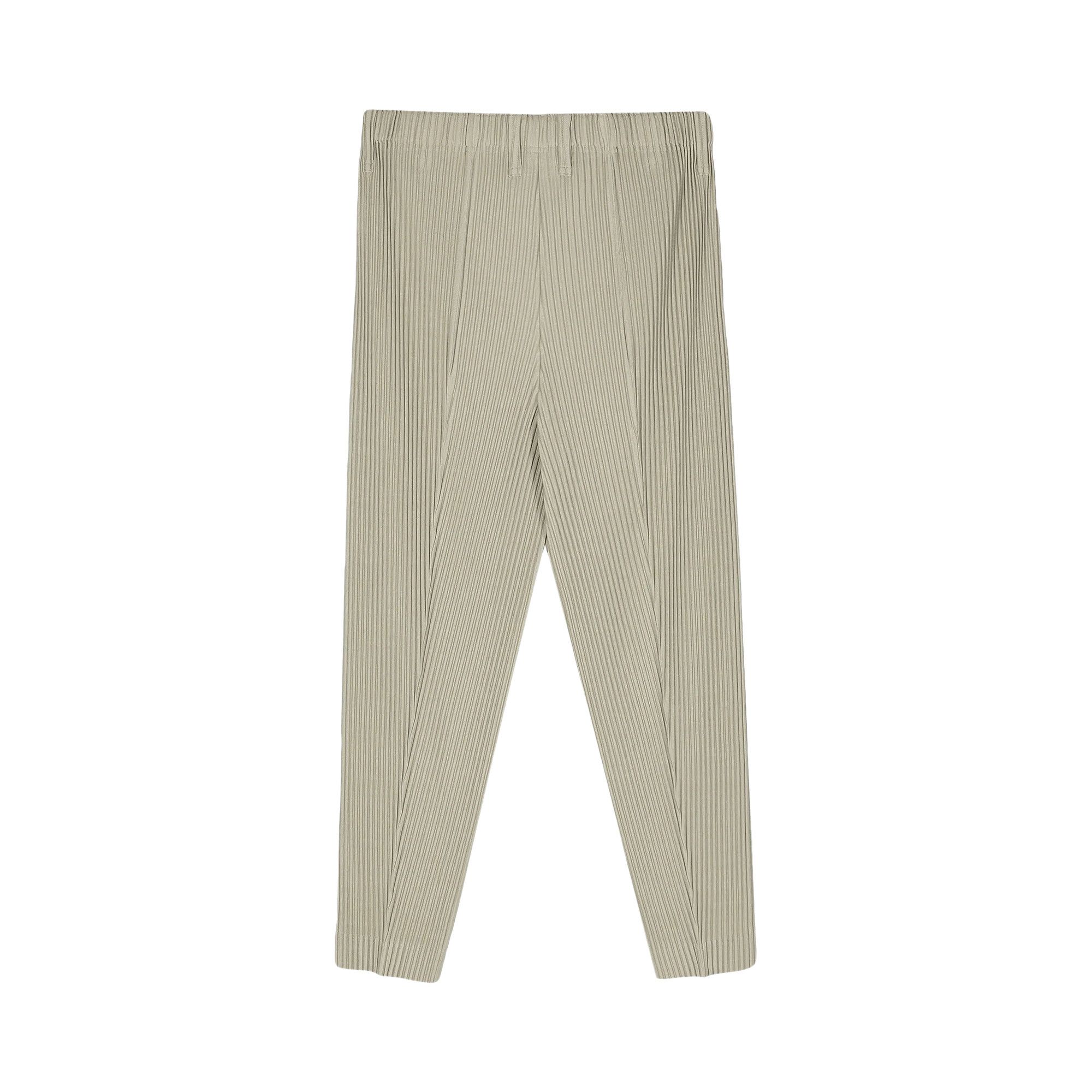 Buy Homme Plissé Issey Miyake Compleat Trousers 'Olive/Grey
