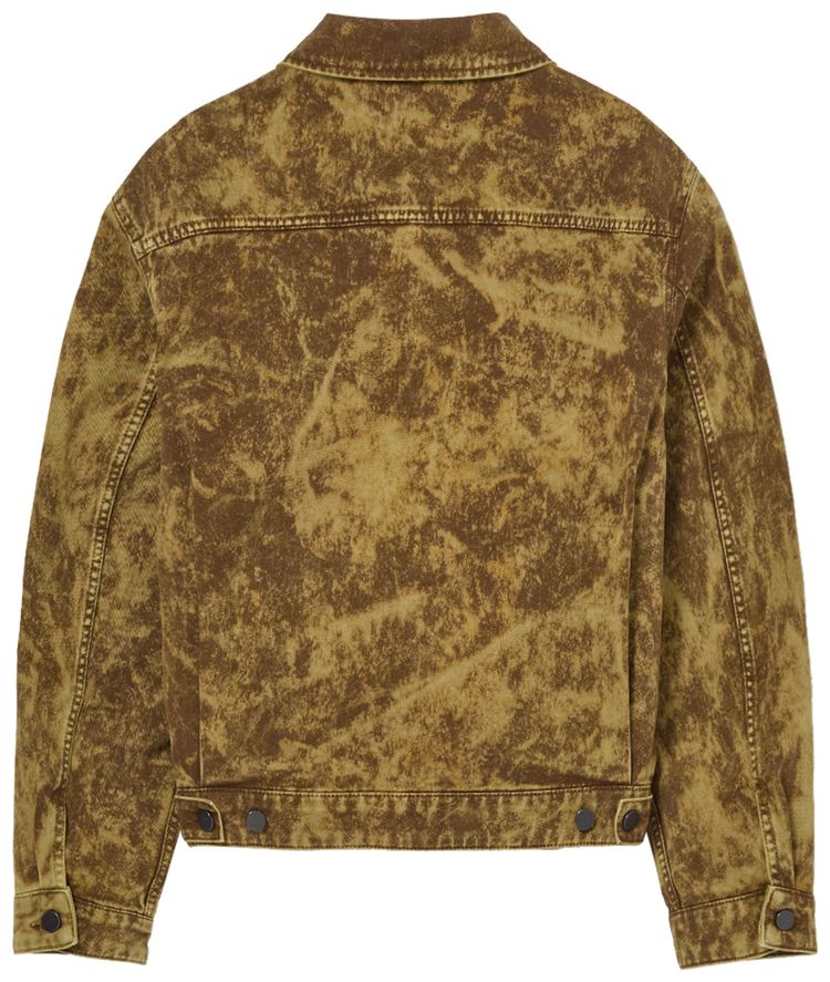 Lemaire Boxy Trucker Jacket Acid Snow Bronze