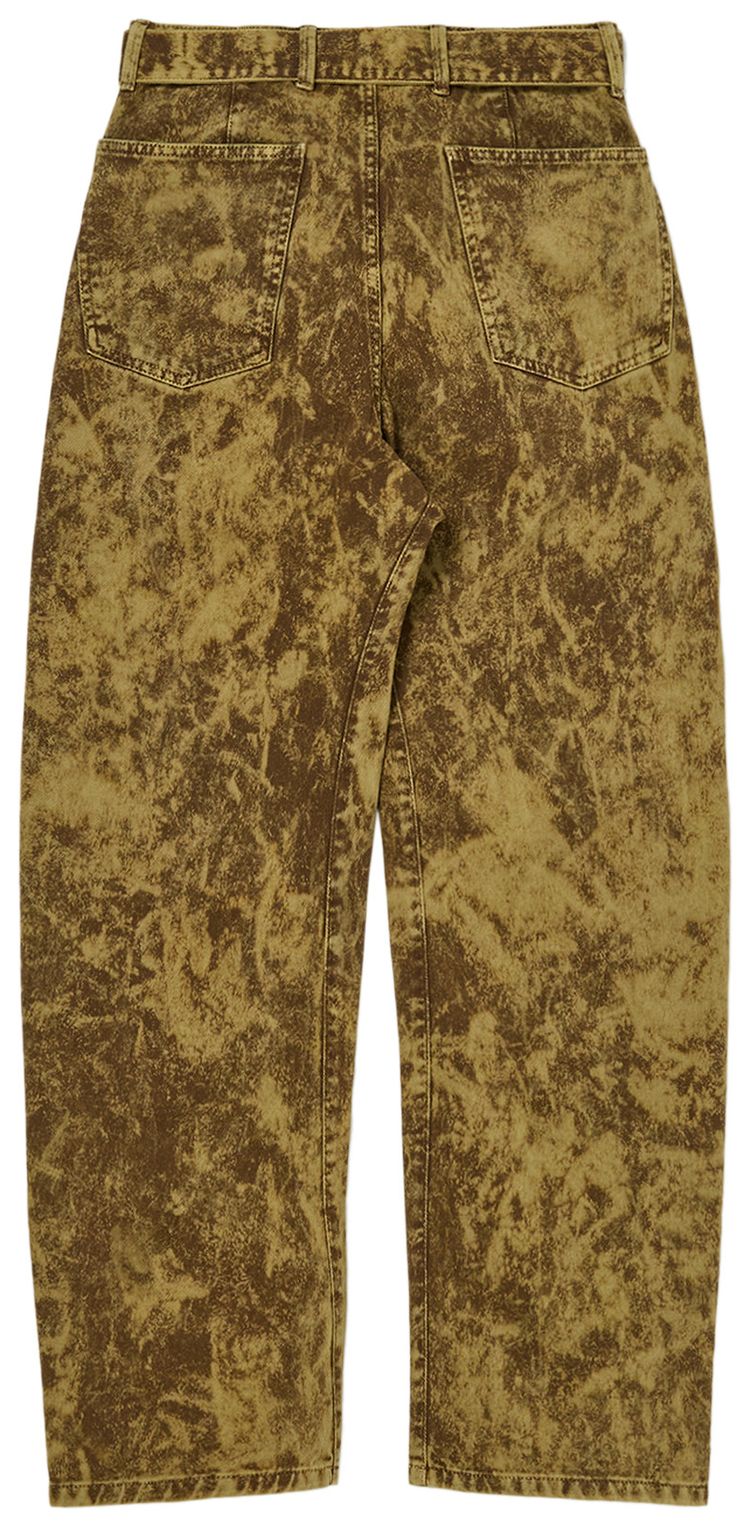 Lemaire Twisted Belted Pants Acid Snow Bronze