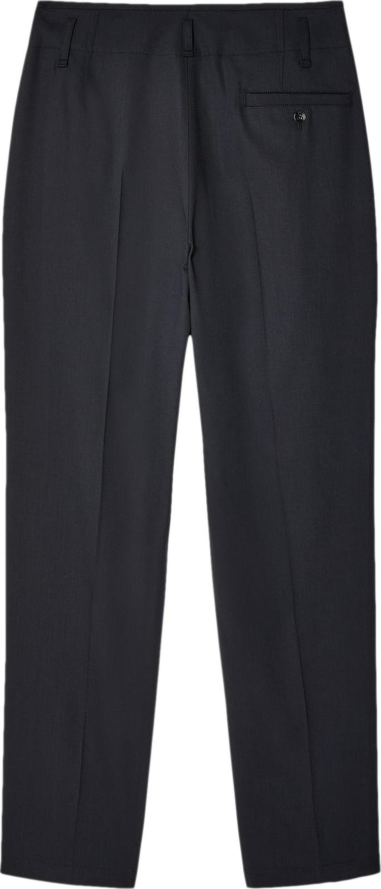 Lemaire Tailored Pleated Pants Jet Black