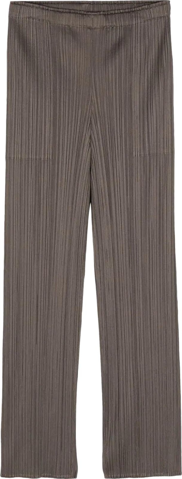 Pleats Please Issey Miyake MC March Pants Khaki