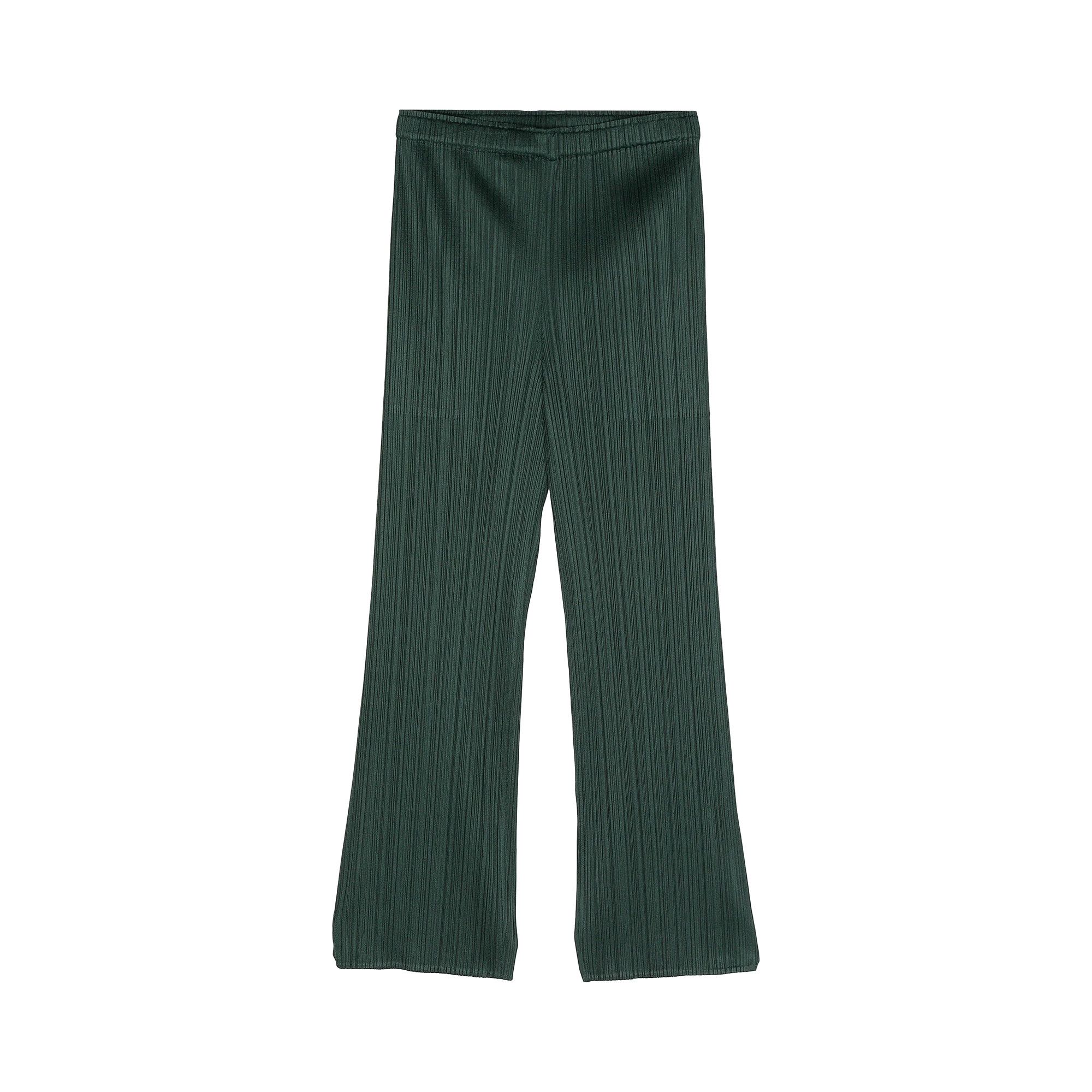 Buy Pleats Please Issey Miyake MC March Pants 'Dark Green
