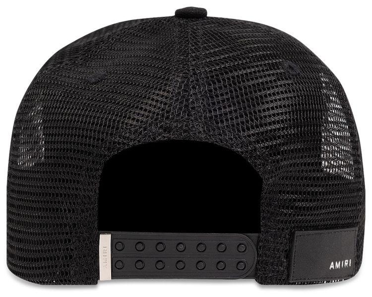 Amiri Cherub Trucker Cap Black