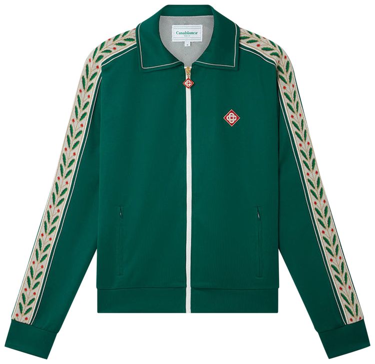 Casablanca Laurel Track Jacket Green