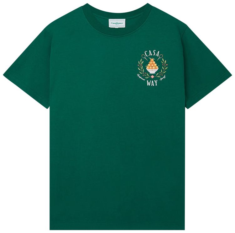 Casablanca Casa Way T Shirt Green