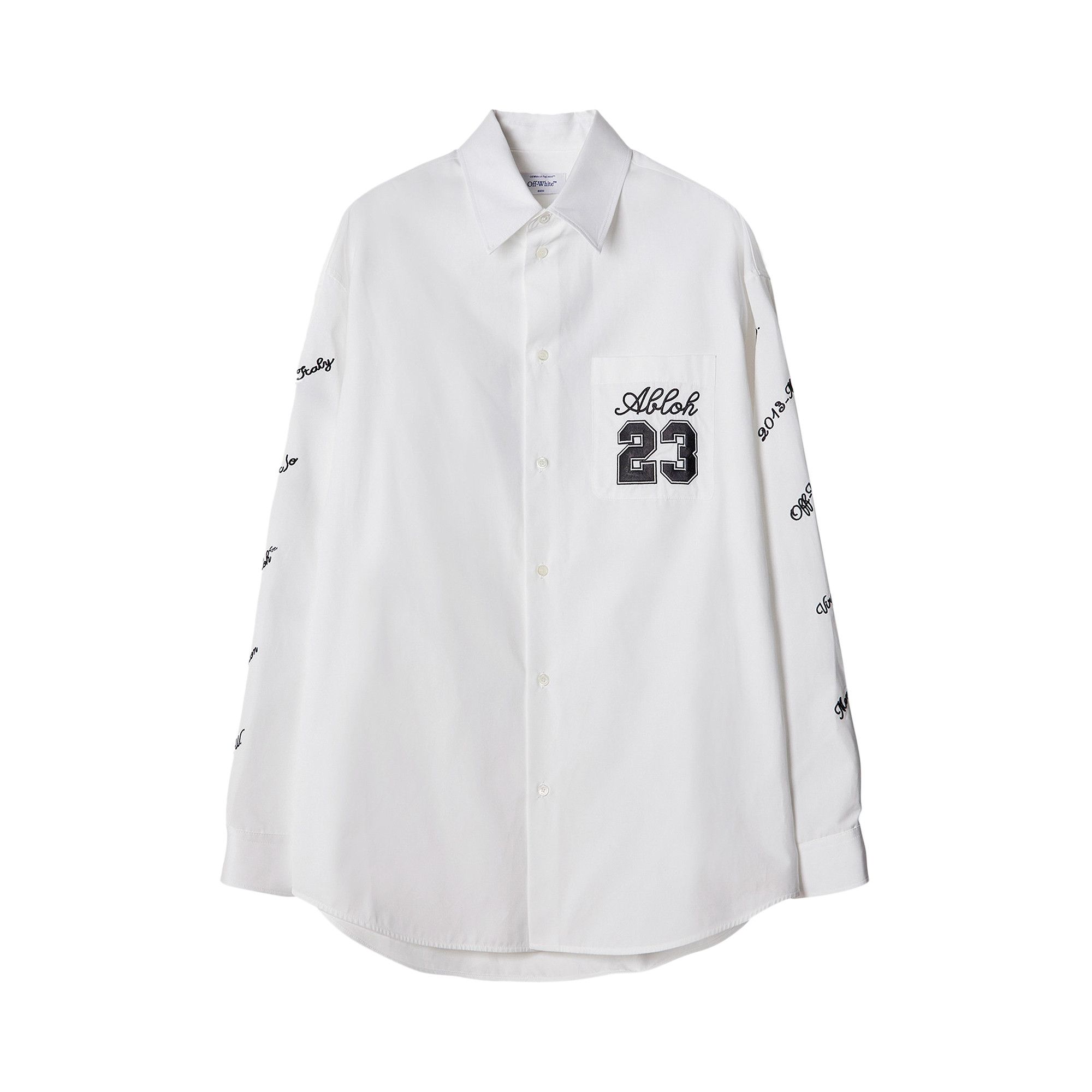 Tシャツ・カットソー Off-White Off White 23 Logo Heavycot Overshirt 21572387_56904223_600.jpg