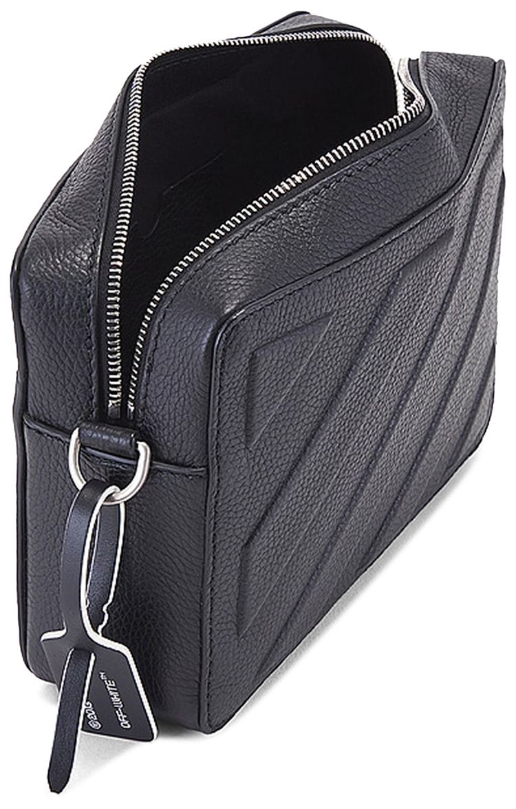 Off White Diag Camera Bag BlackWhite