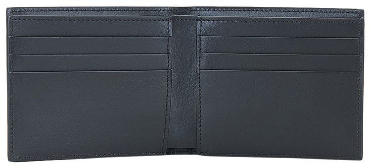 Off White Bookish Bifold Wallet BlackWhite