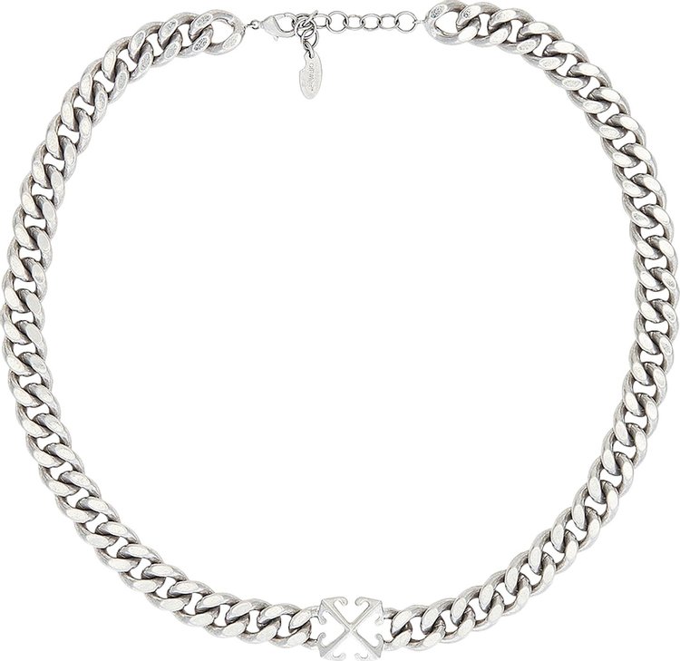 Off-White Arrow Chain Necklace 'Silver'