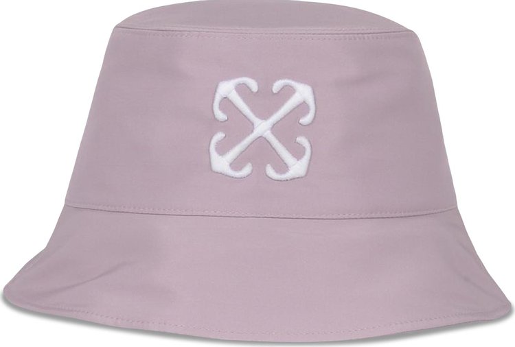 Off White Arrow Bucket Hat Lilac