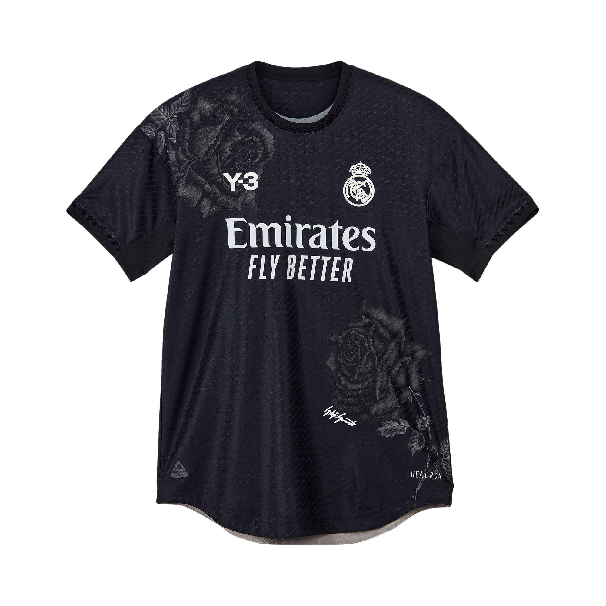 Size xxl Y-3 x Real Madrid 4th Authentic Jersey 'Black'