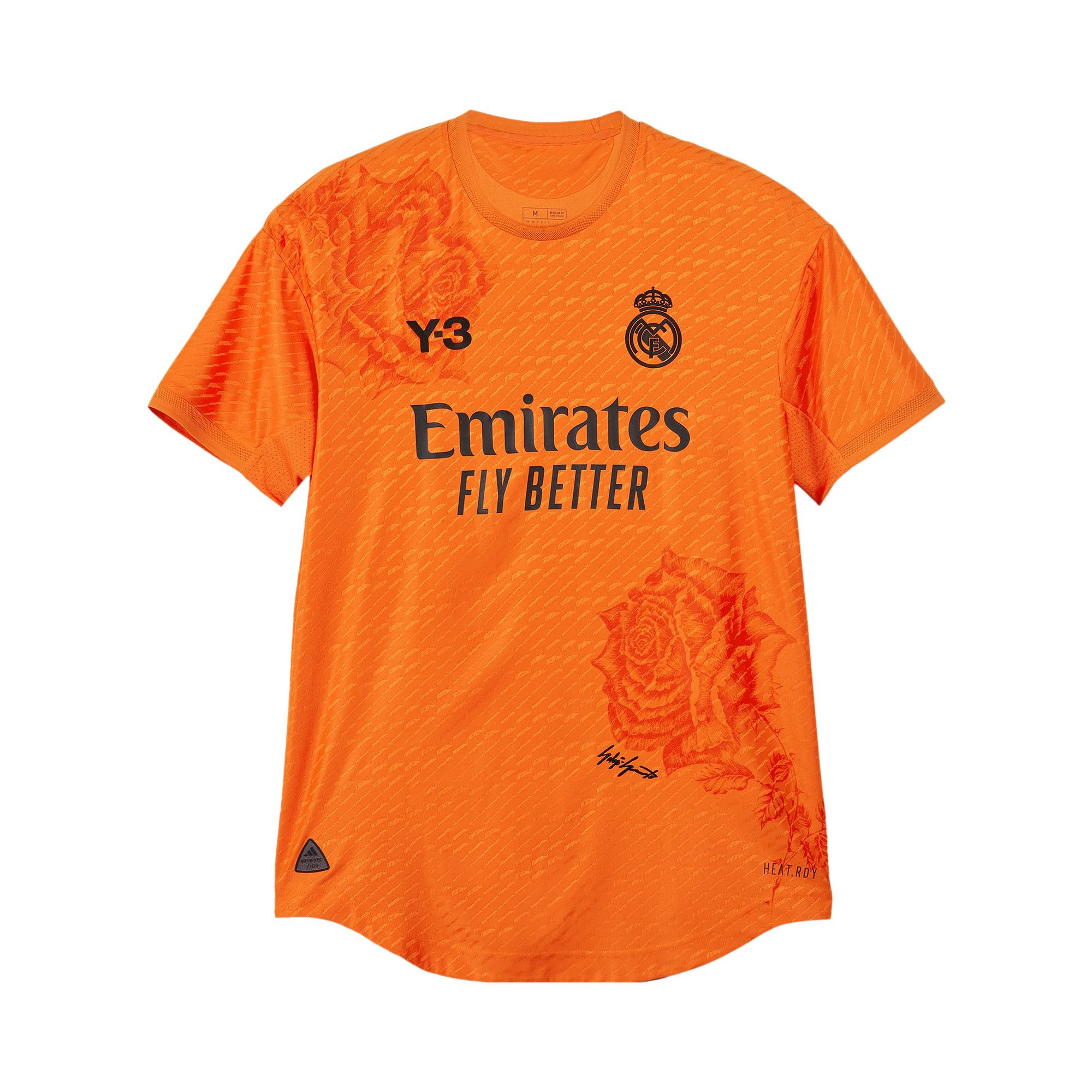 Buy Y-3 x Real Madrid 4th Authentic Jersey 'Orange' - IU0037