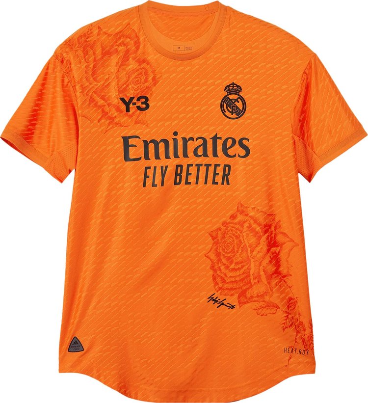 Y-3 x Real Madrid 4th Authentic Jersey 'Orange'