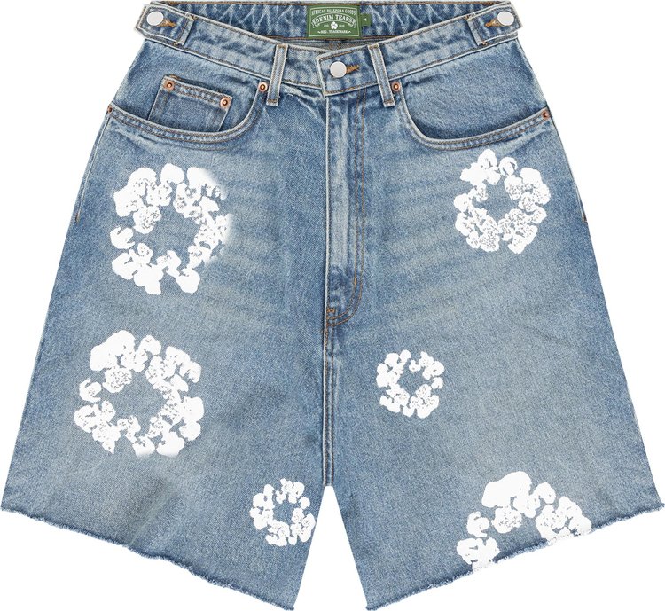 Denim Tears Wreath Jean Short Light Wash