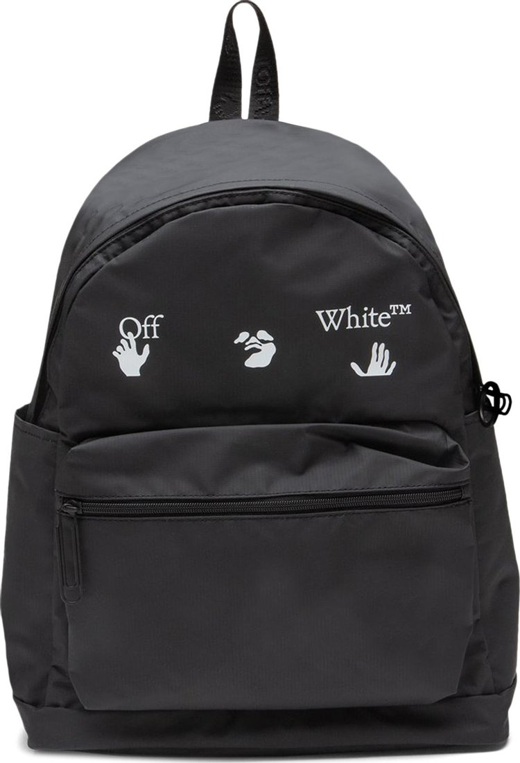 Off-White Logo PVC Backpack 'Black/White'