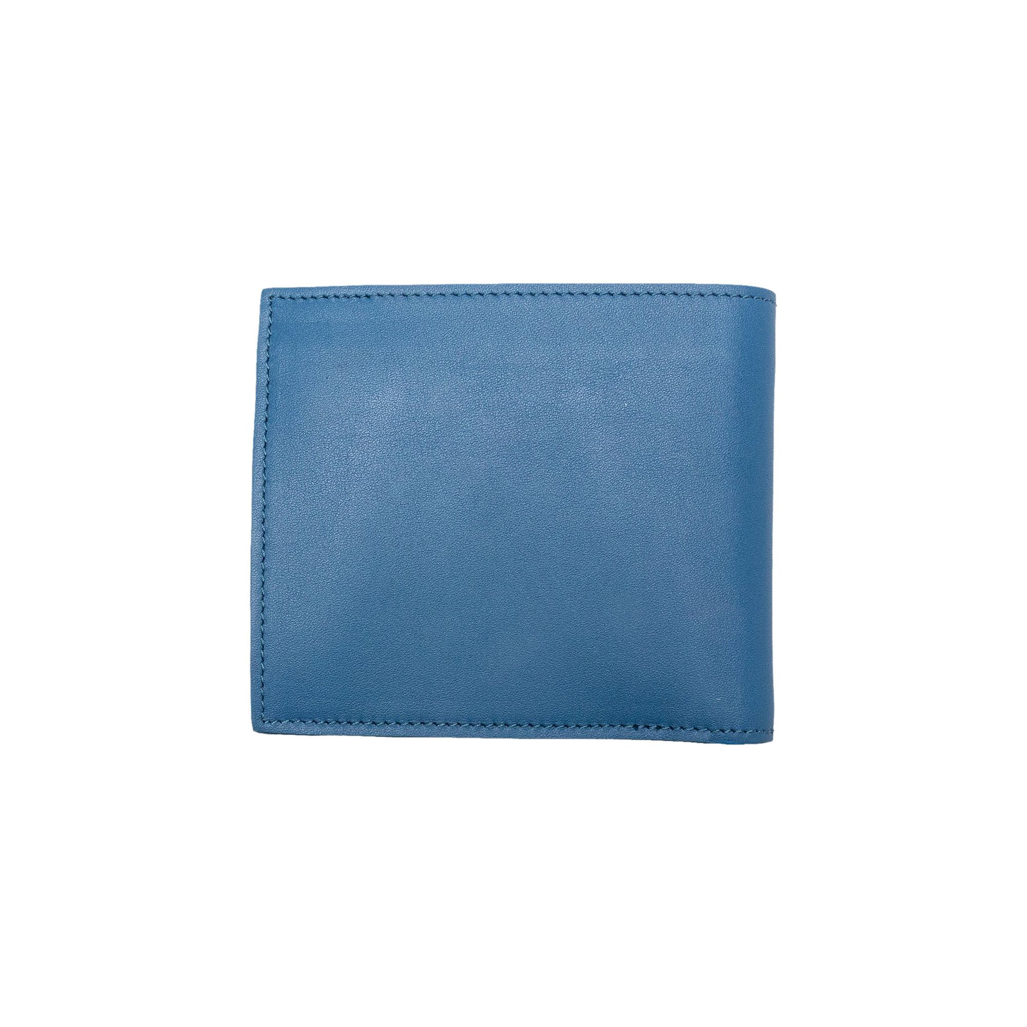 Buy Off-White Quote Bifold Wallet 'Blue/White