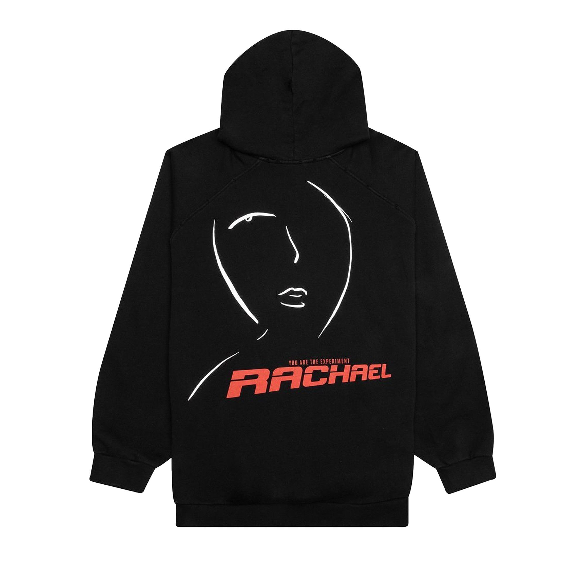 Buy Raf Simons Oversized Life On Mars Printed Hoodie 'Black' - 202
