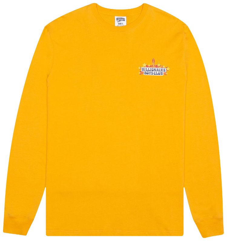 Billionaire Boys Club Rocket Long Sleeve Tee Gold