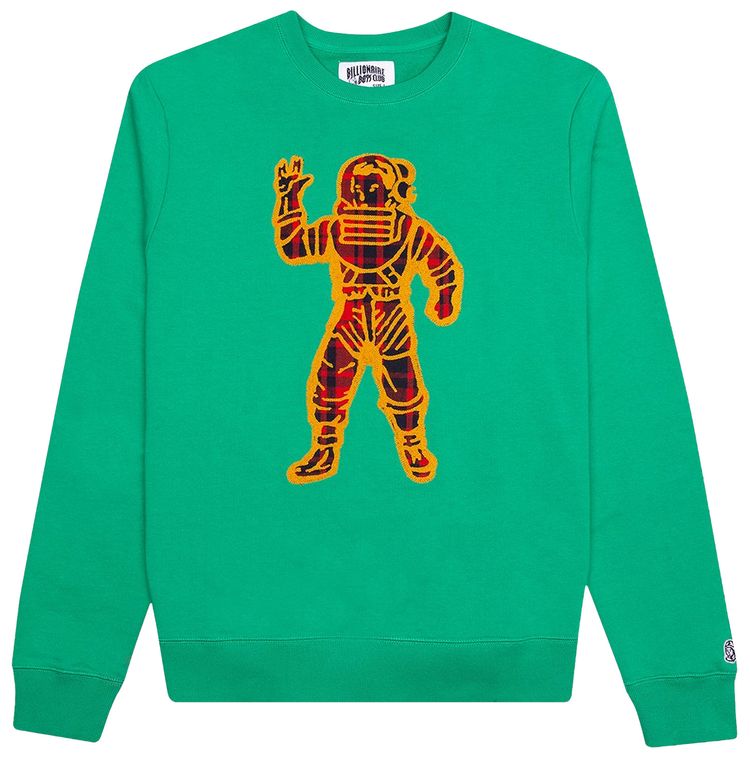 Billionaire Boys Club Plaid Naut Crew Ming Green