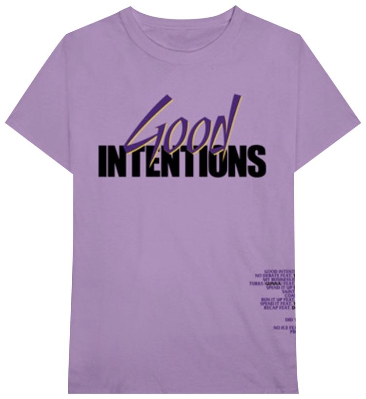 Vlone x Nav Doves T Shirt Purple