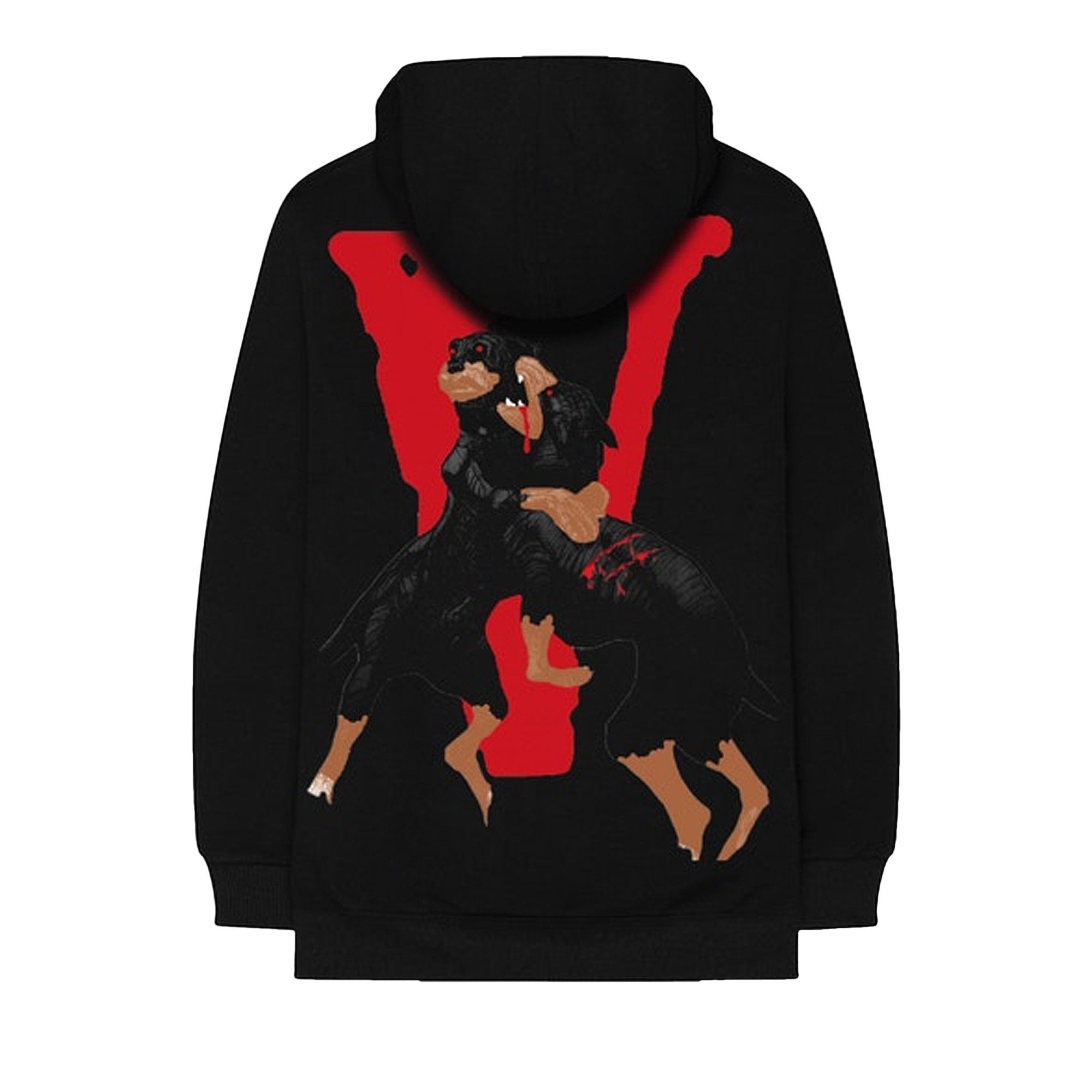 Buy Vlone x City Morgue Dog Hoodie Black 10201FW200106CMDH BLAC GOAT UK