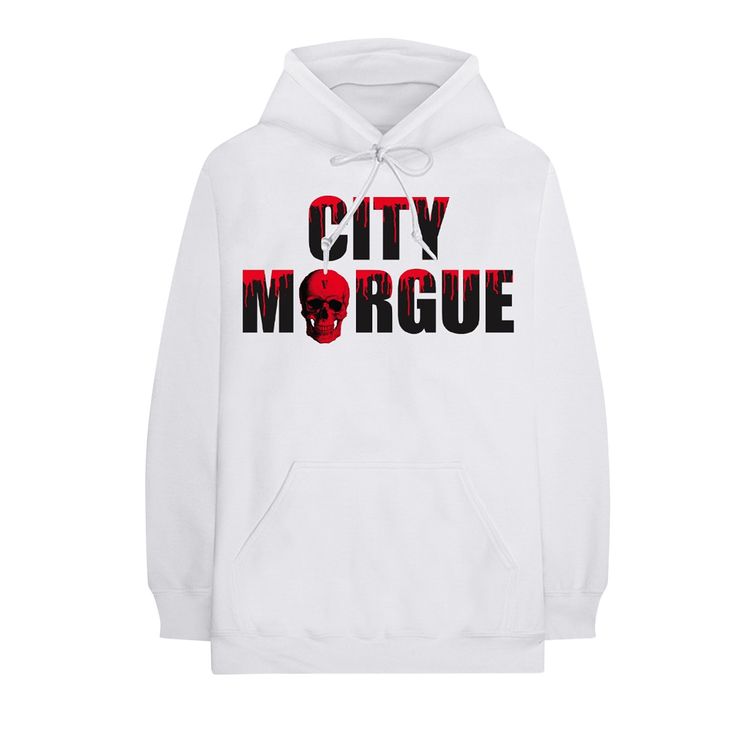 Vlone x City Morgue Dog Hoodie White