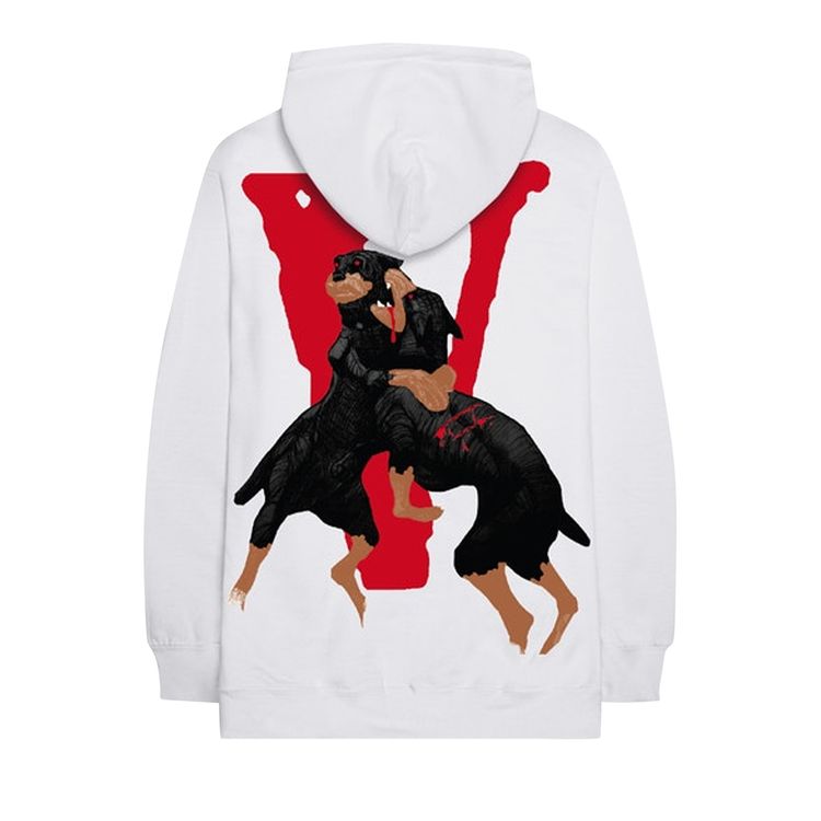 Vlone x City Morgue Dog Hoodie White