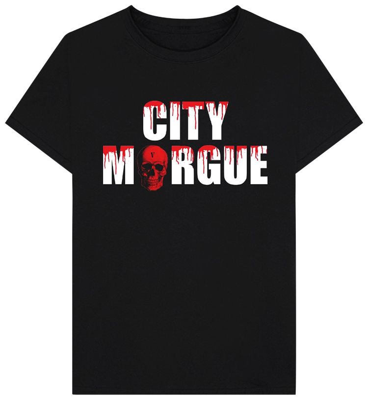 Vlone x City Morgue Dog T Shirt Black