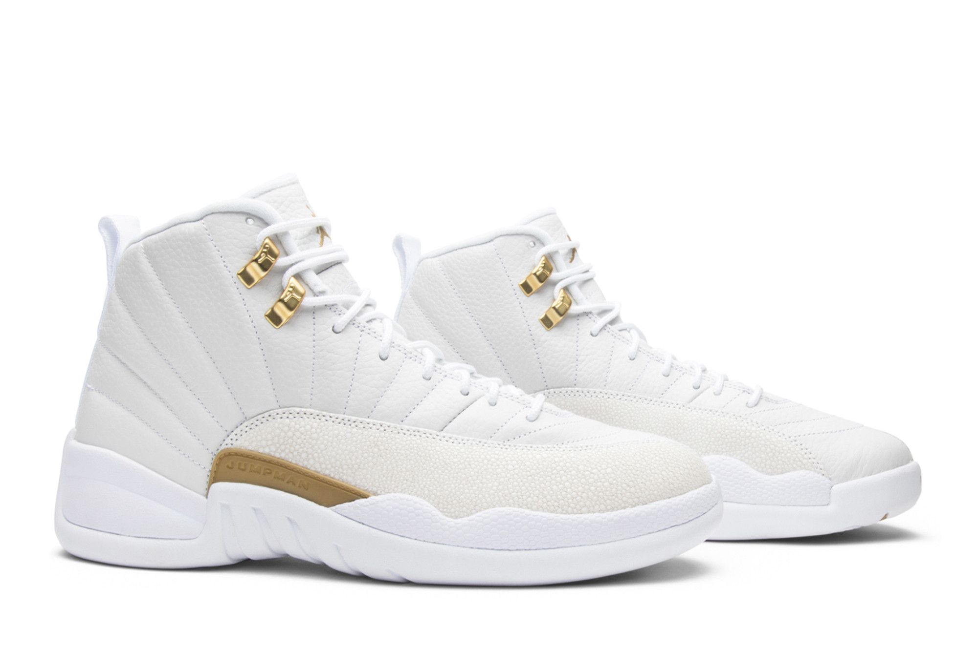 Jordan retro 12 white and gold shop